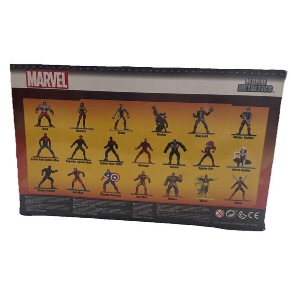 Jada Marvel 20-Piece Set Nano Metalfigs Metal Mini Figures 20-Pack 30769 Wave 2 - Picture 2 of 5